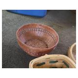 Lot of (5) Wicker Baskets (assorted)