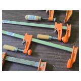 Lot of (5) Bar Slide Clamps