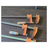 Lot of (5) Bar Slide Clamps
