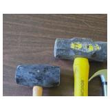 Lot of (4) Claw Hammers / Mallets (assorted)