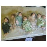 Lot of (7) Porcelain Dolls