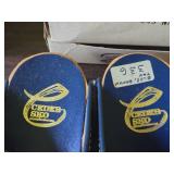 Lot of (2 Pair) Cedar SKO Wooden Shoes / Clogs