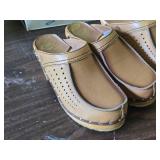 Lot of (2 Pair) Cedar SKO Wooden Shoes / Clogs