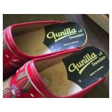 Lot of (1 Pair) Gunilla of Sweden Wooden Shoes / Clogs