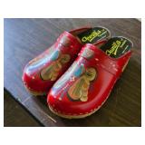 Lot of (1 Pair) Gunilla of Sweden Wooden Shoes / Clogs