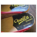 Lot of (1 Pair) Gunilla of Sweden Wooden Shoes / Clogs