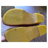 Lot of (1 Pair) Gunilla of Sweden Wooden Shoes / Clogs
