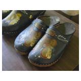 Lot of (3 Pair) Swedish Wooden Shoes / Clogs