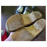 Lot of (3 Pair) Swedish Wooden Shoes / Clogs