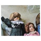 Lot of (5) Porcelain Dolls