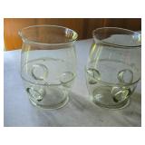 Lot of (2) Daumenglas (Thumb Glass)