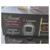 Lot of (2 Boxes) Strauss Square Shot Glasses 6-count ( 12 total items )