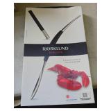 Bjorklund Skalldyr Lobster Forks and Cracker Set