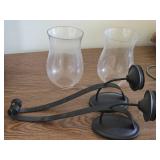 Lot of (2) Wall Mount Candleholder