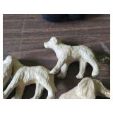 Lot of (8) Decopatch Paper Mache Animal Figures