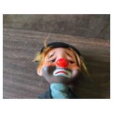 Vintage 1966 Kamar Jock Hobo Sad Clown Doll (Japan)