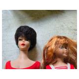 1962 Mattel Barbie Bubble Cut Doll + 1963 Mattel Skipper Doll