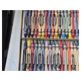 Vintage 1963 The First Coloring Book, 1938 Snow White and the Seven Dwarfs Coloring Book, 1958 Crayola No. 72 Crayon Set (Never Used !)