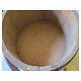 Wooden Firkin Bucket / Sugar Bucket with Handle