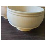 Lot of (3) Wooden Pedestal Bowls