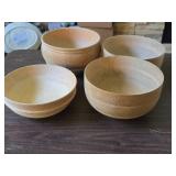 Lot of (4) Wooden Bowls