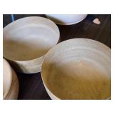 Lot of (4) Wooden Bowls