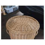 Wicker Laundry Basket with Lid