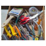 Hand Tools - Hammers, Tube Cutter, Screwdrivers, Scissors, Snips, Tape Measure, Paint Brush and more (assorted)