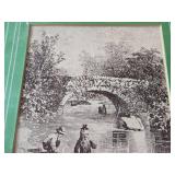 Hand Silk Screen Print - Stone Bridge in Jefferson Park