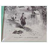 Hand Silk Screen Print - Stone Bridge in Jefferson Park