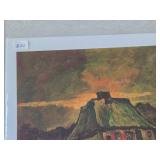 Lot of (2) Signed Prints - After Vincent by J.L.Fikes , Paris Rain by E.B. Boatner - -