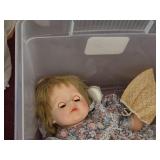(2) Porcelain Dolls + (1) Plastic Doll