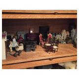 Lot of (1 Shelf) Dollhouse Miniatures