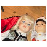 Lot of (2) Norwegian Porcelain Dolls