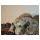 Lot of (1 Shelf) Stuff Animal Plush Toys