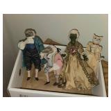 Lot of (2 Totes) Dollhouse Miniatures
