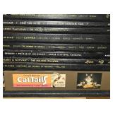 Lot of (2 Shelves) Vintage Vinyl Record Albums in Sleeves