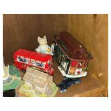 Lot of (1 Shelf) Ceramic/Porcelain Figures and Miniatures