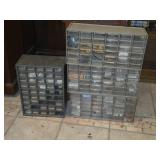 Lot of (4) Parts Organizer Cabinets