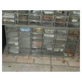 Lot of (4) Parts Organizer Cabinets