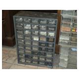 Lot of (4) Parts Organizer Cabinets