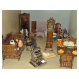 Lot of (3 Shelves) Dollhouse Miniatures