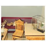 Lot of (3 Shelves) Dollhouse Miniatures