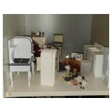 Lot of (3 Shelves) Dollhouse Miniatures