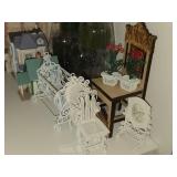 Lot of (2 Shelves) Dollhouse Miniatures