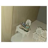 Lot of (2 Shelves) Dollhouse Miniatures