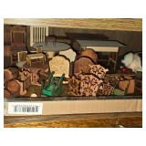 Lot of (2 Shelves) Dollhouse Miniatures
