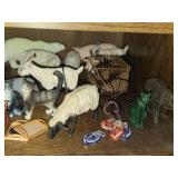 Lot of (2 Shelves) Dollhouse Miniatures