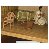 Lot of (2 Shelves) Dollhouse Miniatures
