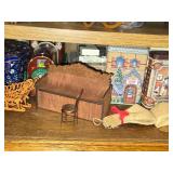 Lot of (2 Shelves) Dollhouse Miniatures